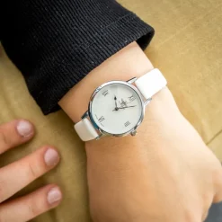 Splendide Montre Femme Blanc M. JOHN
