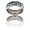 Sublime Bague Anneau Homme Acier Argenté Dragon