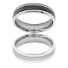 Sublime Bague Anneau Homme Acier CAREX
