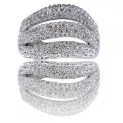 Sublime Bague Femme Ornée Zirconium GLABRA