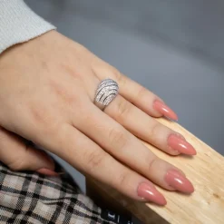 Sublime Bague Femme Ornée Zirconium ELAGA