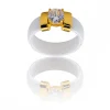 Sublime Coffret Bague Femme Céramique Ornée de Zirconium