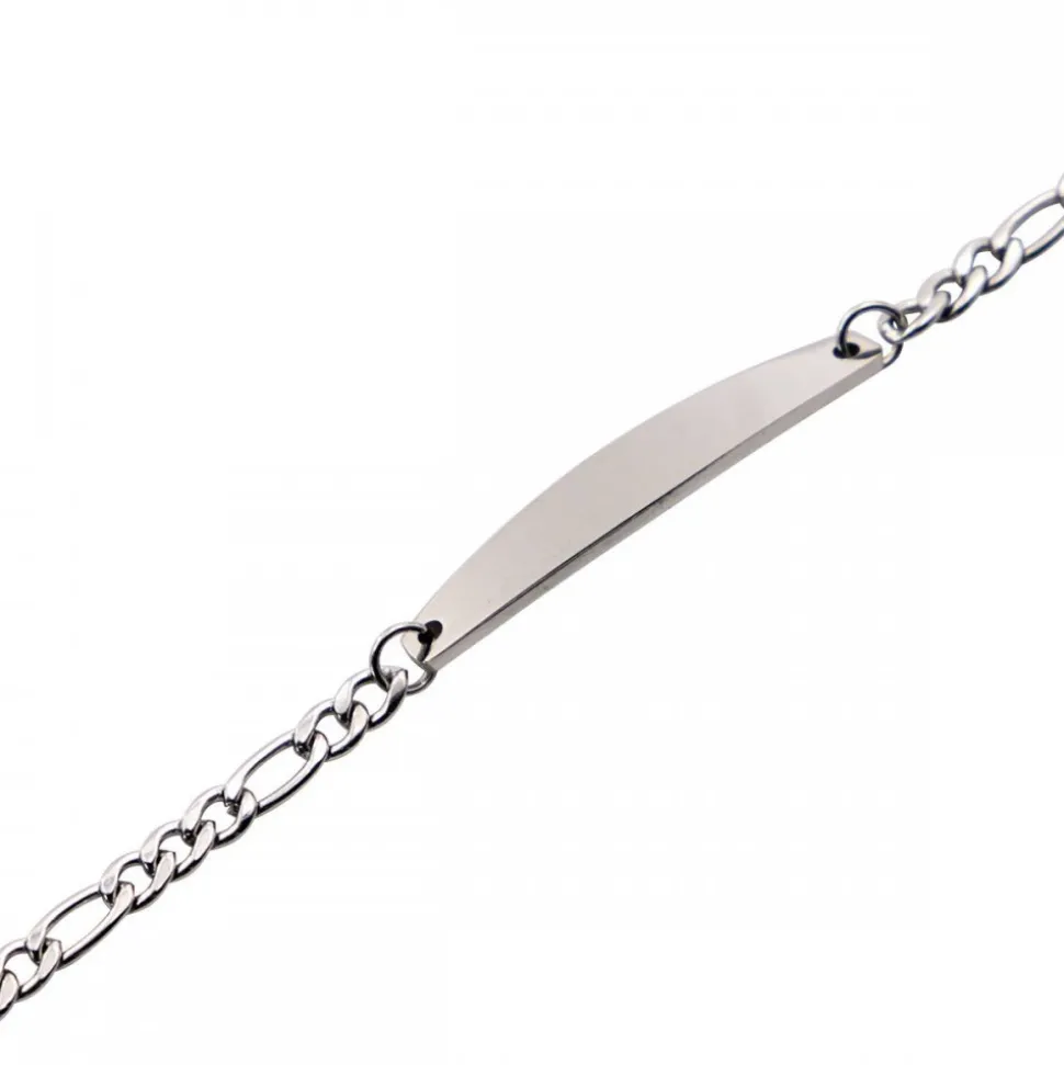 Sublime Gourmette Bracelet Acier Femme