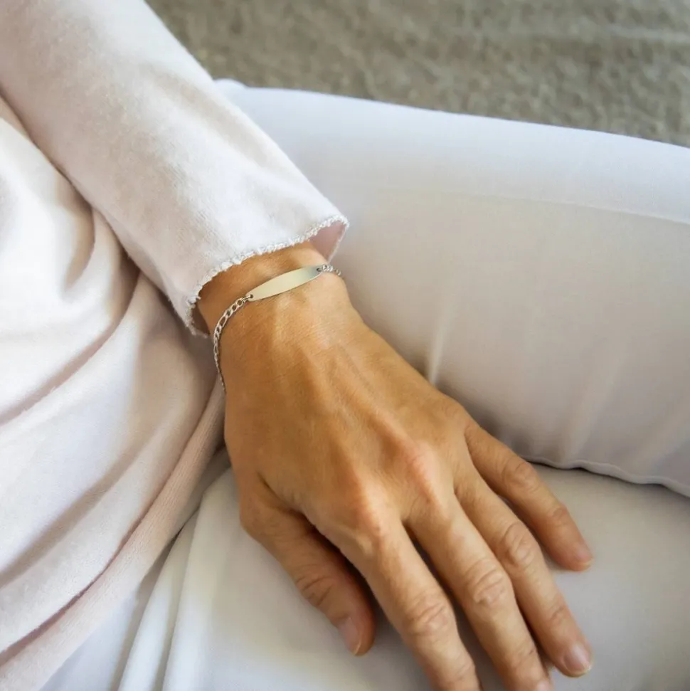 Sublime Gourmette Bracelet Acier Femme