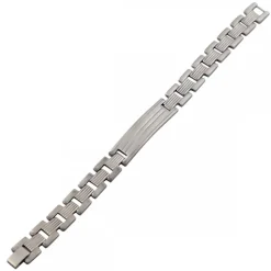 Sublime Gourmette Bracelet Homme Acier