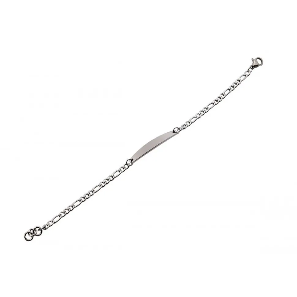 Sublime Gourmette Bracelet Acier Femme