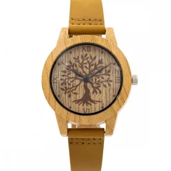 Sublime Montre Femme Couleur Brun Bois CHTIME