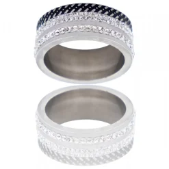 Superbe Bague Femme Ornée Zirconium THUJA