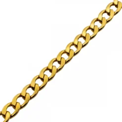 Superbe Bracelet Homme en Acier Doré