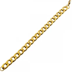 Superbe Bracelet Homme en Acier Doré