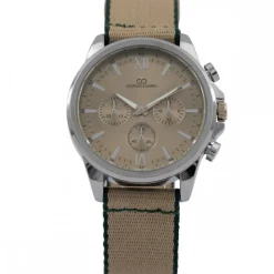 Superbe Montre d'Homme Tissu Beige GIORGIO