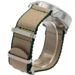 Superbe Montre d'Homme Tissu Beige GIORGIO