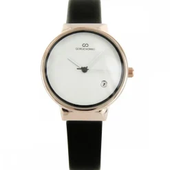 Superbe Montre Femme Dateur Bracelet Noir GIORGIO
