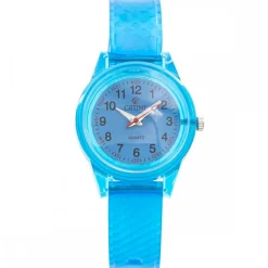 Superbe Montre Femme Plastique Bleu CHTIME