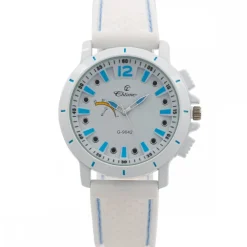 Superbe Montre Homme Silicone Blanc CHTIME