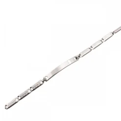 Très Belle Gourmette Bracelet Acier Femme