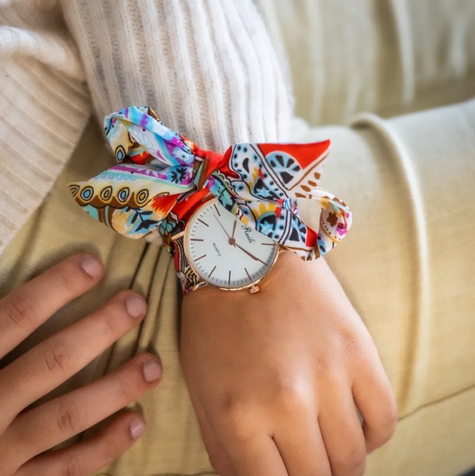 Très Jolie Montre Femme Foulard CHTIME