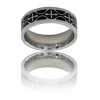Votre Bague Anneau Homme Acier Argenté