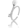 Votre Bague Femme Ajustable SEGMA Perle Strass