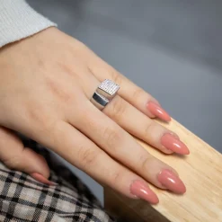 Votre Bague pour Femme Ornée Zirconium ROSERA