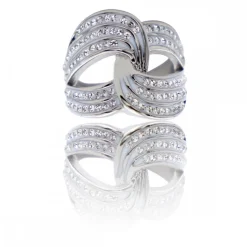 Votre Belle Bague Femme Ornée Zirconium HELIX