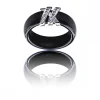 Votre Coffret Bague Femme Céramique Ornée Zirconium