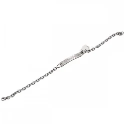 votre Gourmette Bracelet Acier Coeur Femme